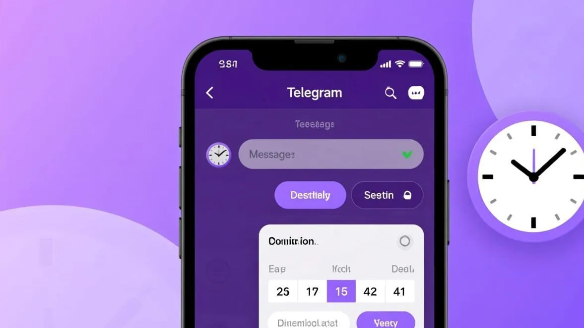 Telegram定时发送消息界面