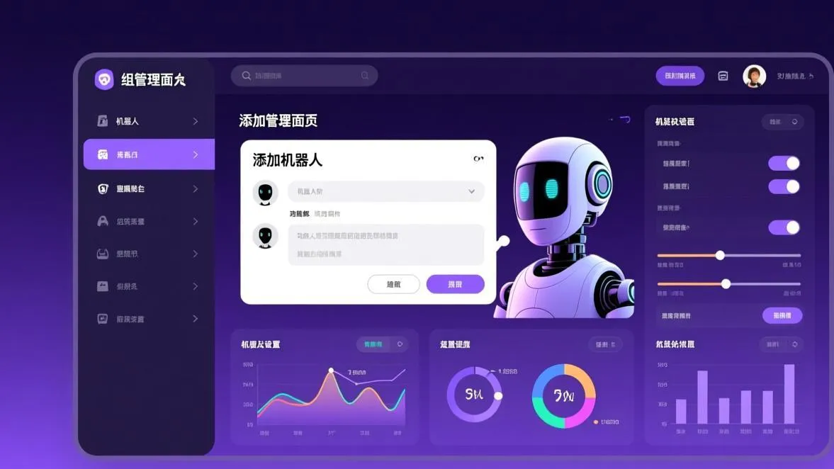 机器人权限配置面板