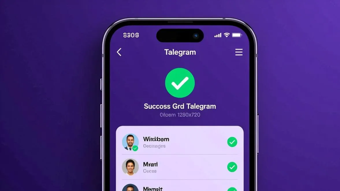 Telegram群组创建完成界面