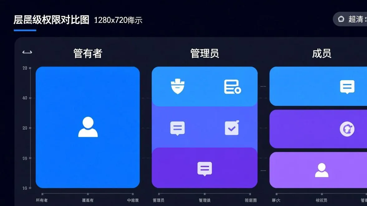 管理员权限层级对比图